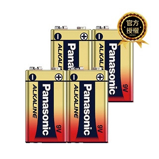 【Panasonic 國際牌】 9V ALKALINE(紅)鹼性 吊卡裝 大電流鹼性電池