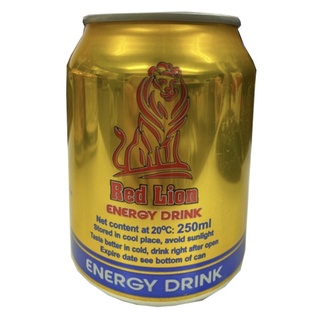 SK MART-【RED LION】紅獅子 (鐵罐) ENERGY DRINK 250ML