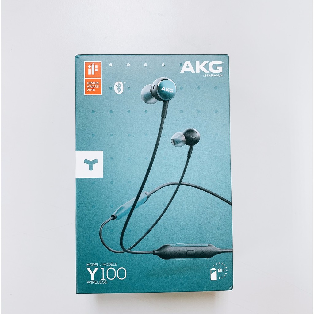 三星Samsung 黑色藍芽耳機入耳式耳機頸掛式耳道式耳機AKG Y100 Wireless | 蝦皮購物