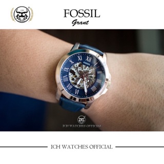8款美國原裝進口FOSSIL正品 羅馬時標 Grant雙針鏤空機械錶
