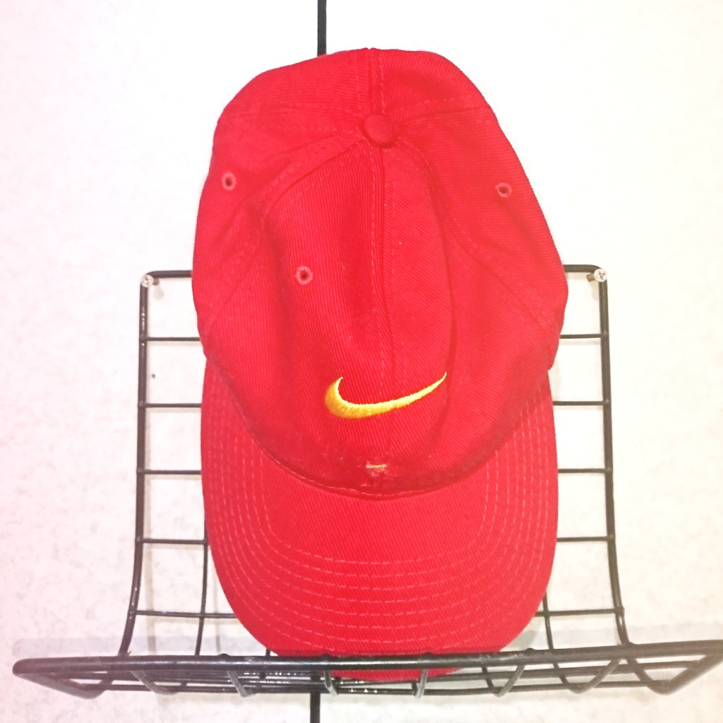 nike 紅色棒球帽 老帽