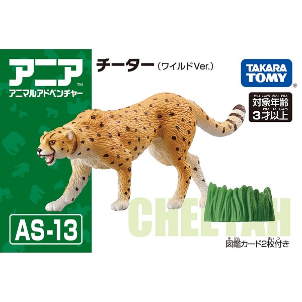 &lt;洽興&gt;TOMICA 動物ANIA AS-13 獵豹(野生版)_AN13960 多美動物園