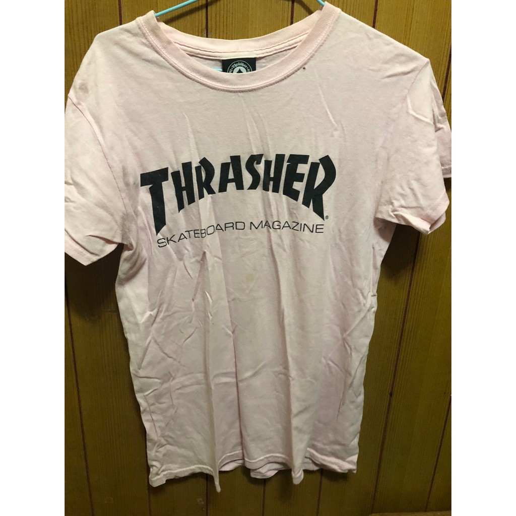 THRASHER 粉紅色上衣 S