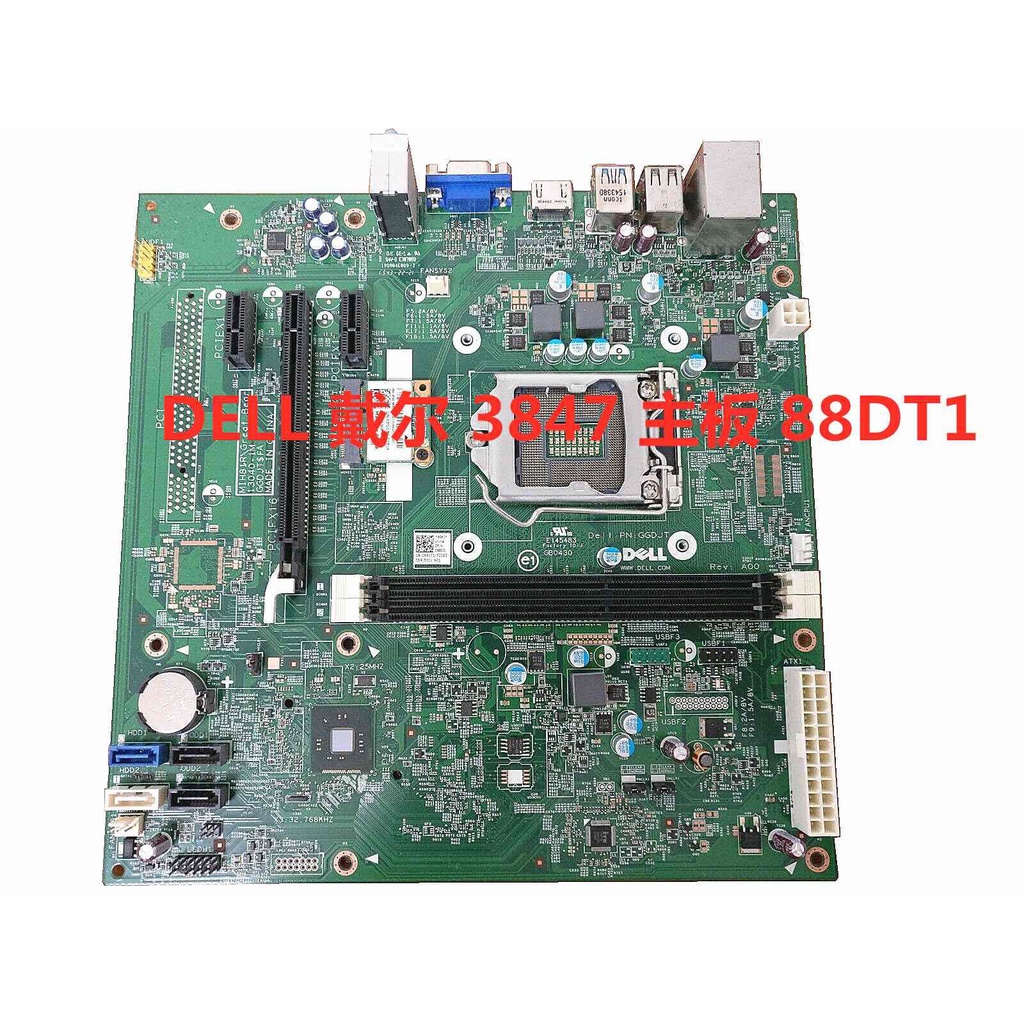 原裝dell戴爾3847主機板h81料號dt1 1150 Matx桌上型電腦 蝦皮購物