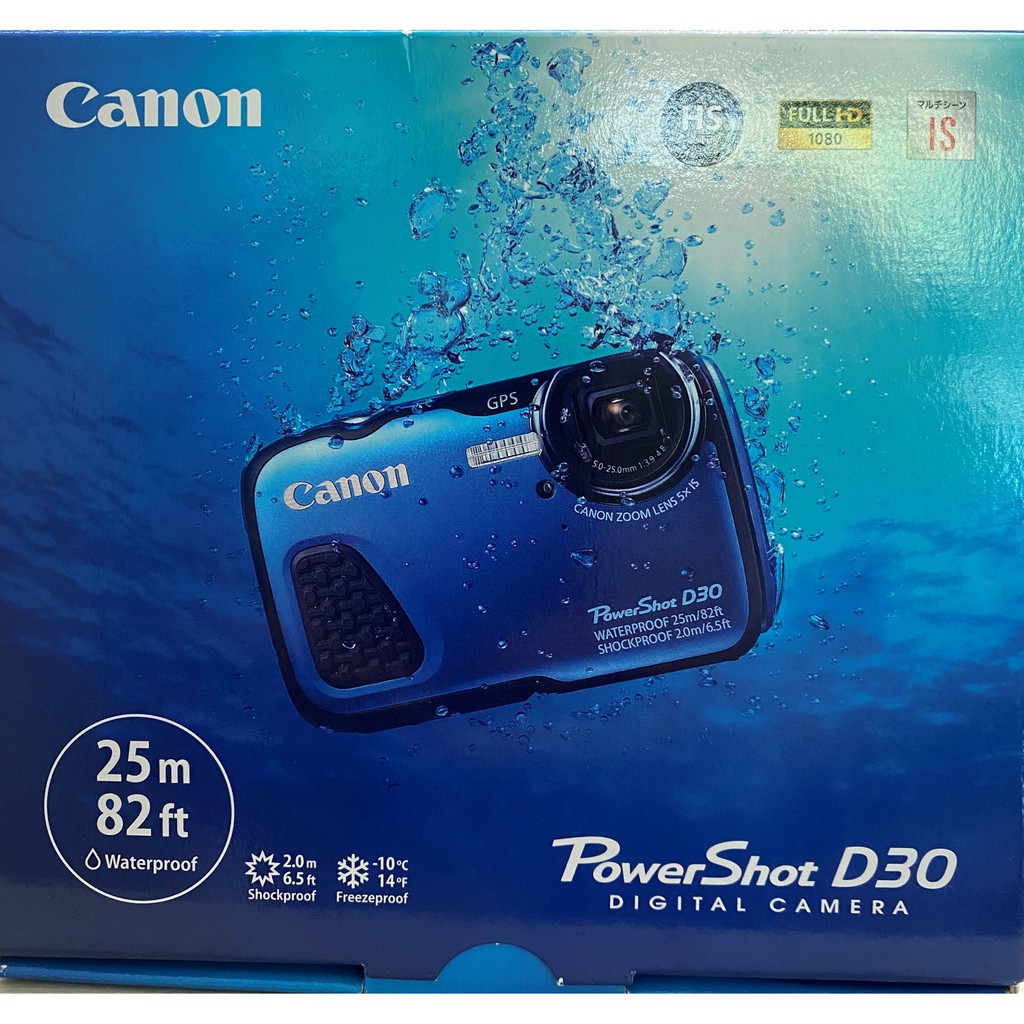 Canon PowerShot D30 潛水數位相機