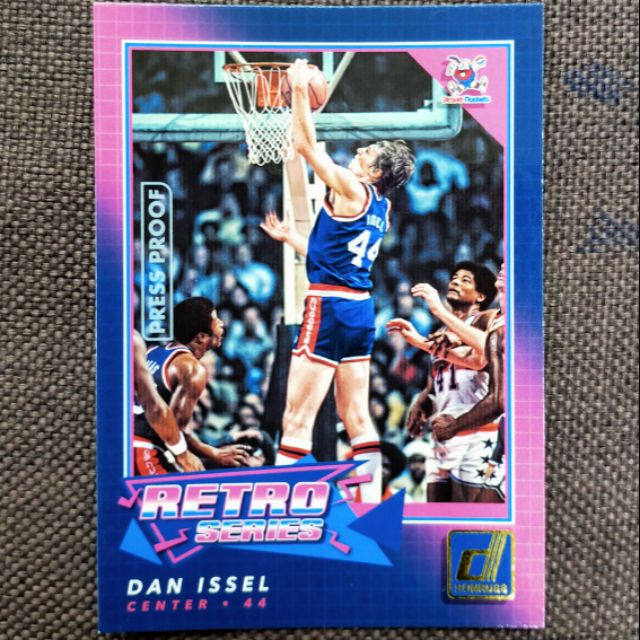 2017-18 Donruss Retro 70年代丹佛金塊隊知名中鋒 Dan Issel 特卡