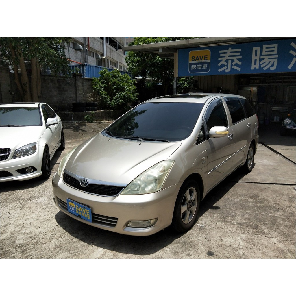 05 Toyota Wish 2 0 G版里程少影音導航7人座5門掀背熱門休旅 蝦皮購物