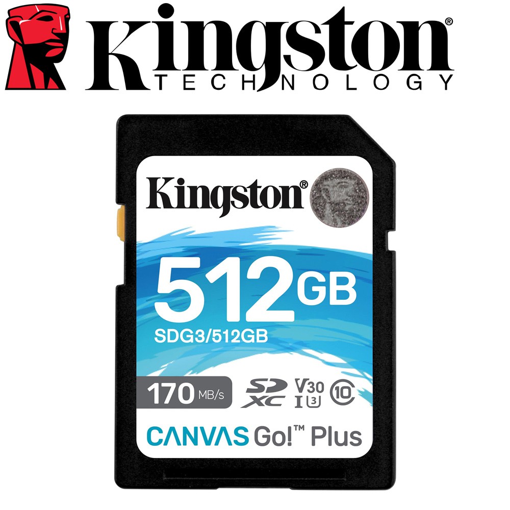 Kingston 金士頓 512GB SDXC SD UHS-I U3 V30 A2 512G 記憶卡 SDG3
