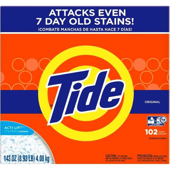 【04010301】美國汰漬 TIDE Ultra Powder 濃縮強效洗衣粉 洗衣精 每盒 4.08公斤