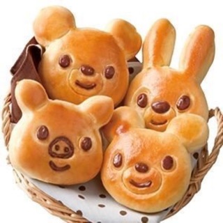 ❤Lika小舖❤日本製 可愛麵包模型 也適用餅乾模型 壓模 小豬 小熊 小兔子 3件組 現貨 背面有教做法