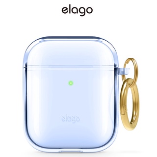 [elago] Clear Airpods 透明保護殼附鑰匙圈 (適用 AirPods 1&2)