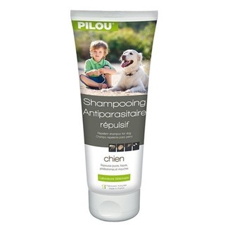 法國皮樂Pilou《天然除蚤驅蝨防蚊洗毛精-犬用-250ml》/犬用洗毛精