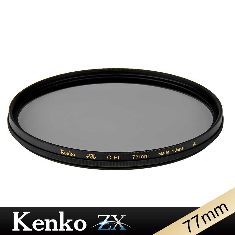 Kenko ZX CPL 77mm 抗汙防撥水 鍍膜 偏光鏡 / 對應 4K 8K 鏡頭 廠商直送