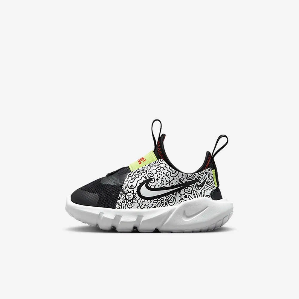 NIKE 慢跑鞋 運動鞋 FLEX RUNNER 2 JP 小童 嬰幼 童鞋 DV3099001 黑白 現貨 廠商直送