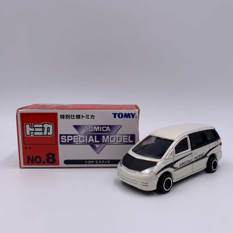 Tomica TSM 2星 No.8 TOYOTA ESTIMA 舊藍標