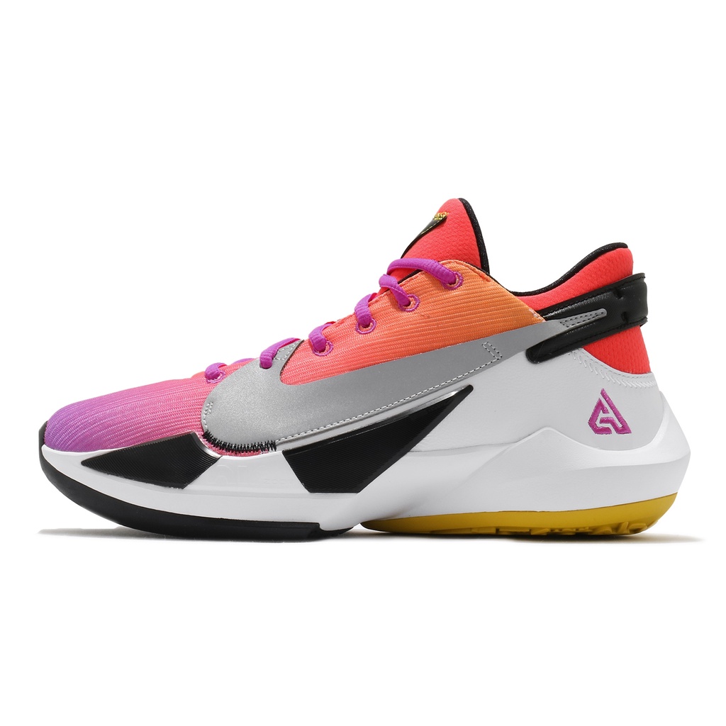 Nike 籃球鞋 Zoom Freak 2 EP 字母哥 Sunset 桃紅 橘 男鞋 【ACS】 DB4738-600