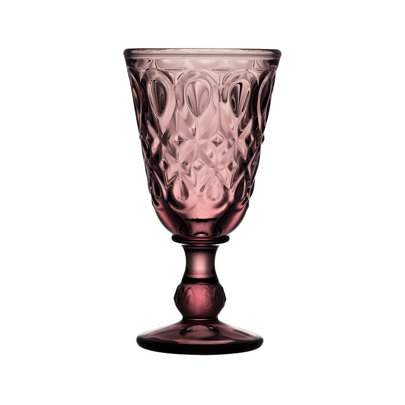 法國 LA ROCHÈRE 里昂裝飾高腳玻璃杯/ 紫水晶/ 230 ml eslite誠品