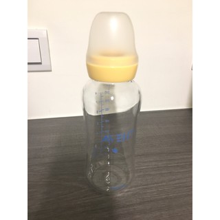 (二手) AVENT 新安怡 240ml玻璃奶瓶（一般口徑）