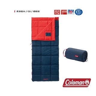 日本Coleman 睡袋 Performer 表演者III 信封型 80 x 190cm 露營 夏令營 宿營 5度