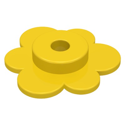 LEGO 樂高 零件 植物 3742 黃色 小花 向日葵 花 黃色花