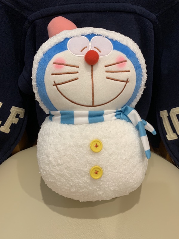 日本 正版 現貨 景品 哆啦A夢 多拉A夢 小叮噹 聖誕節 雪人 特別版 玩偶 娃娃 SK JAPAN