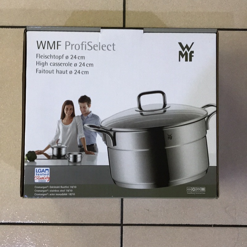 【德國WMF】ProfiSelect 可疊放高身湯鍋 24cm(原廠公司貨) | 蝦皮購物
