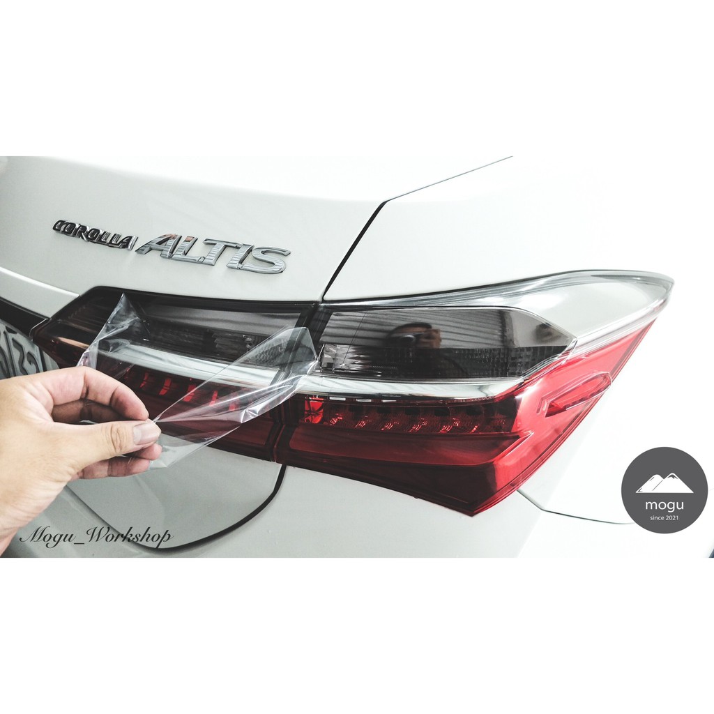 [膜谷包膜工作室] Toyota Altis 11.5代 尾燈燻黑膜(倒車燈方向燈部分 一對 改色 燈膜 燻黑 改裝