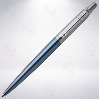 美國 派克 PARKER Jotter 不鏽鋼原子筆: 淺藍色/Waterloo Blue