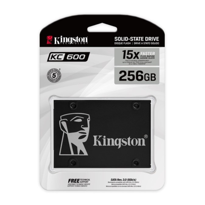 【快速出貨】Kingston KC600 SSD 256G STAT3 2.5吋 固態硬碟