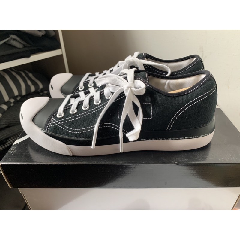 converse x fragment 開口笑 JACK PURCELL 帆布鞋 藤原浩 全新公司貨正品 US9