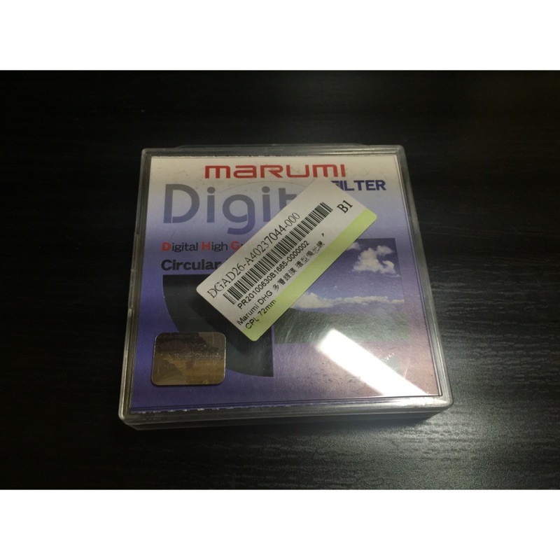 Marumi DHG CPL 72mm多層鍍膜濾鏡（采宣公司貨）