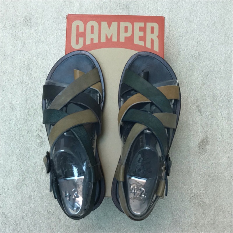 Camper 手工染涼鞋