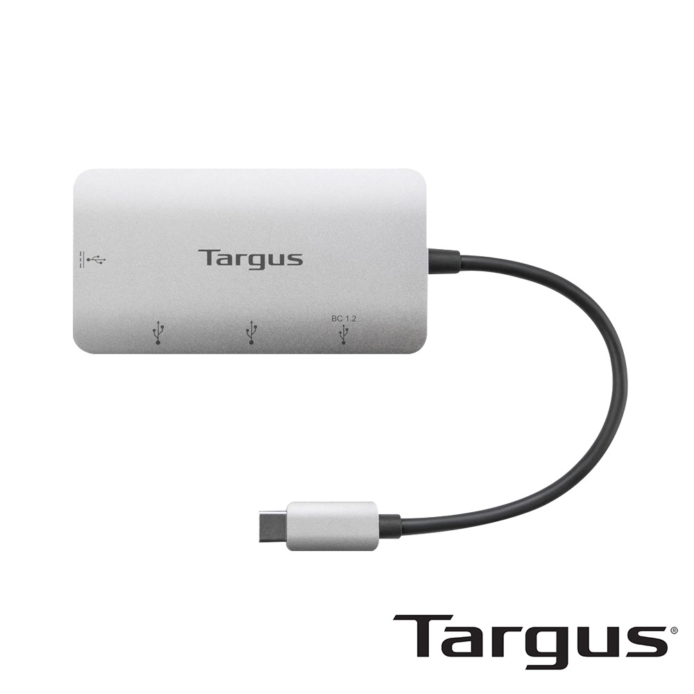 Targus USB-C 100W Hub 四合一集線轉接器(ACH228AP)-網路線