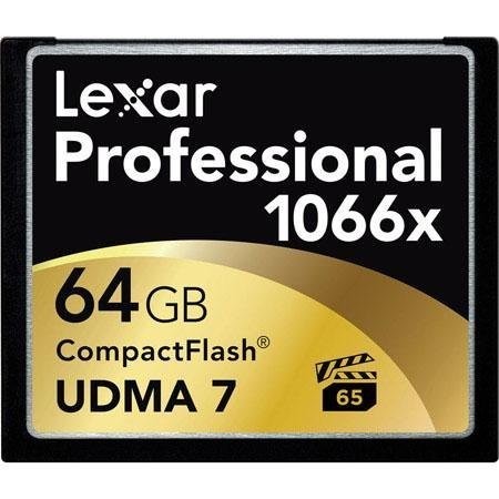 【雷克沙王】Lexar 64G 1066x CF記憶卡UDMA 7 VPG-65 版本
