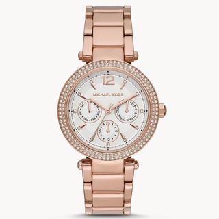 【美麗小舖】MICHAEL KORS 38mm MK5781 玫瑰金鋼錶帶 女錶 手錶 腕錶 三眼晶鑽錶 MK-現貨在台