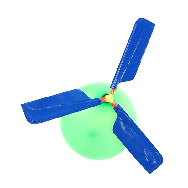 氣球飛機 氣球直升機 飛天氣球 DIY直升機充氣玩具 螺旋槳氣球 親子團康遊戲 露營戶外玩具 客製化禮品專家4650
