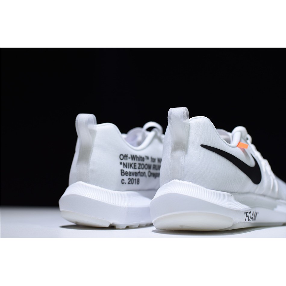 off white x nike running shoes