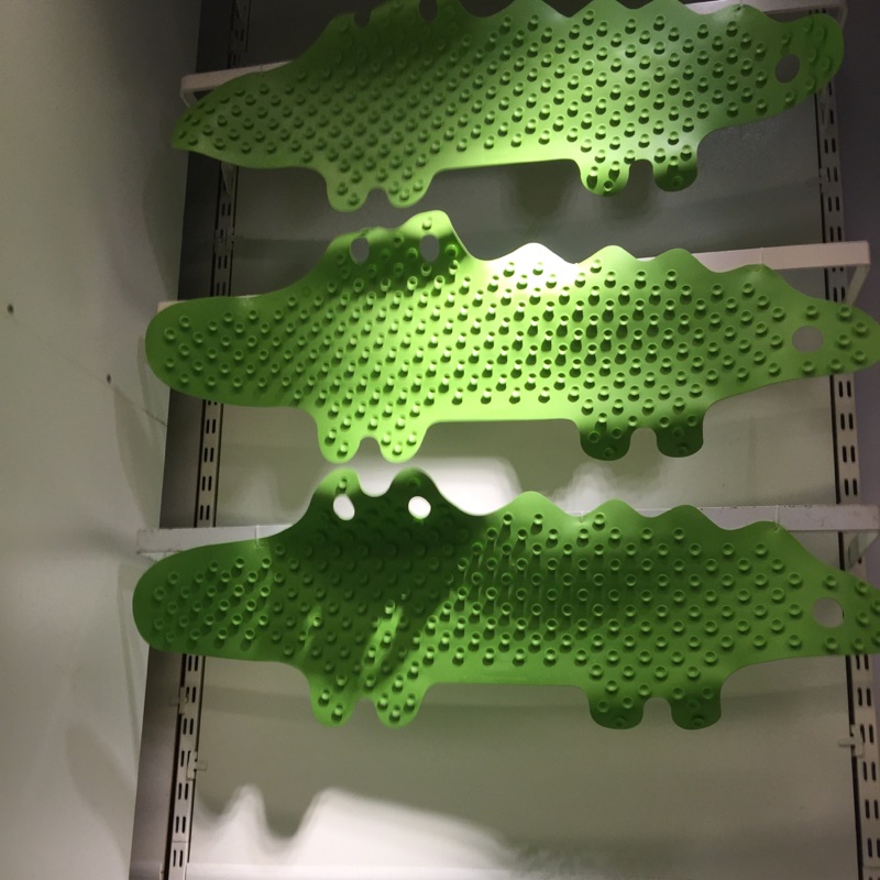 Ikea代購 浴室踏墊止滑 浴缸防滑墊 鱷魚造型綠色 （放浴缸的喔）