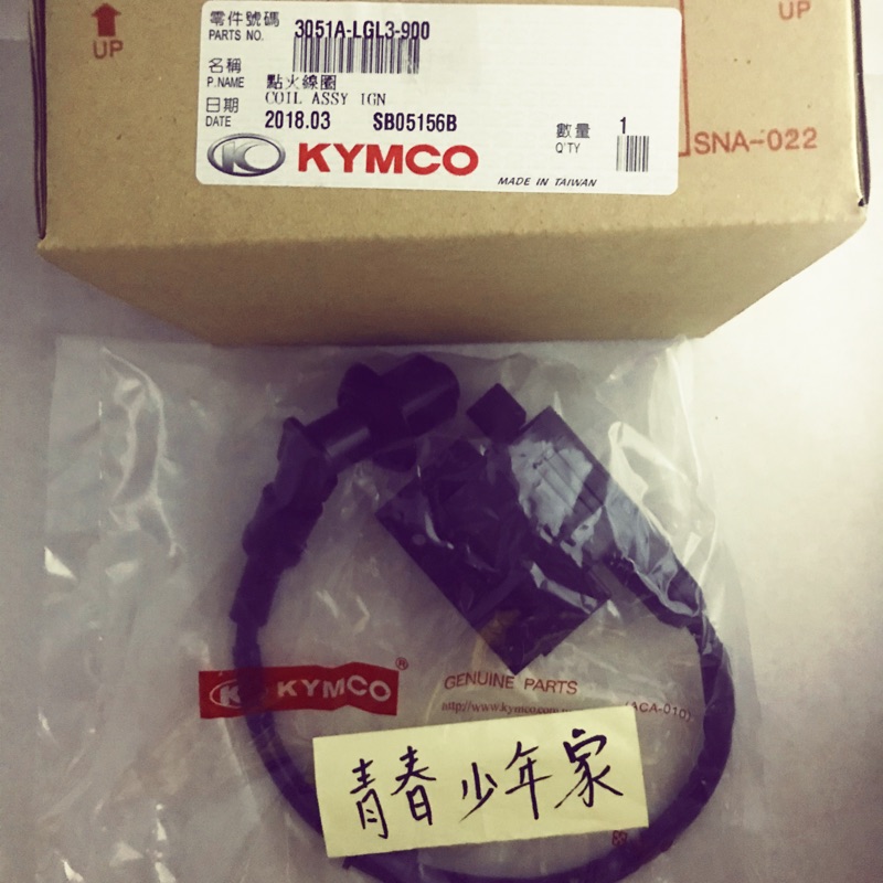 《少年家》KYMCO光陽 V2 金牌 奔騰 V1 GP 點火線圈 高壓線圈 3051A-LGL3-900