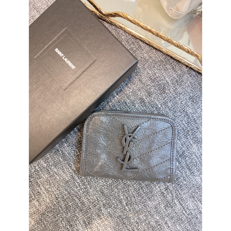 YSL niki 對開短夾