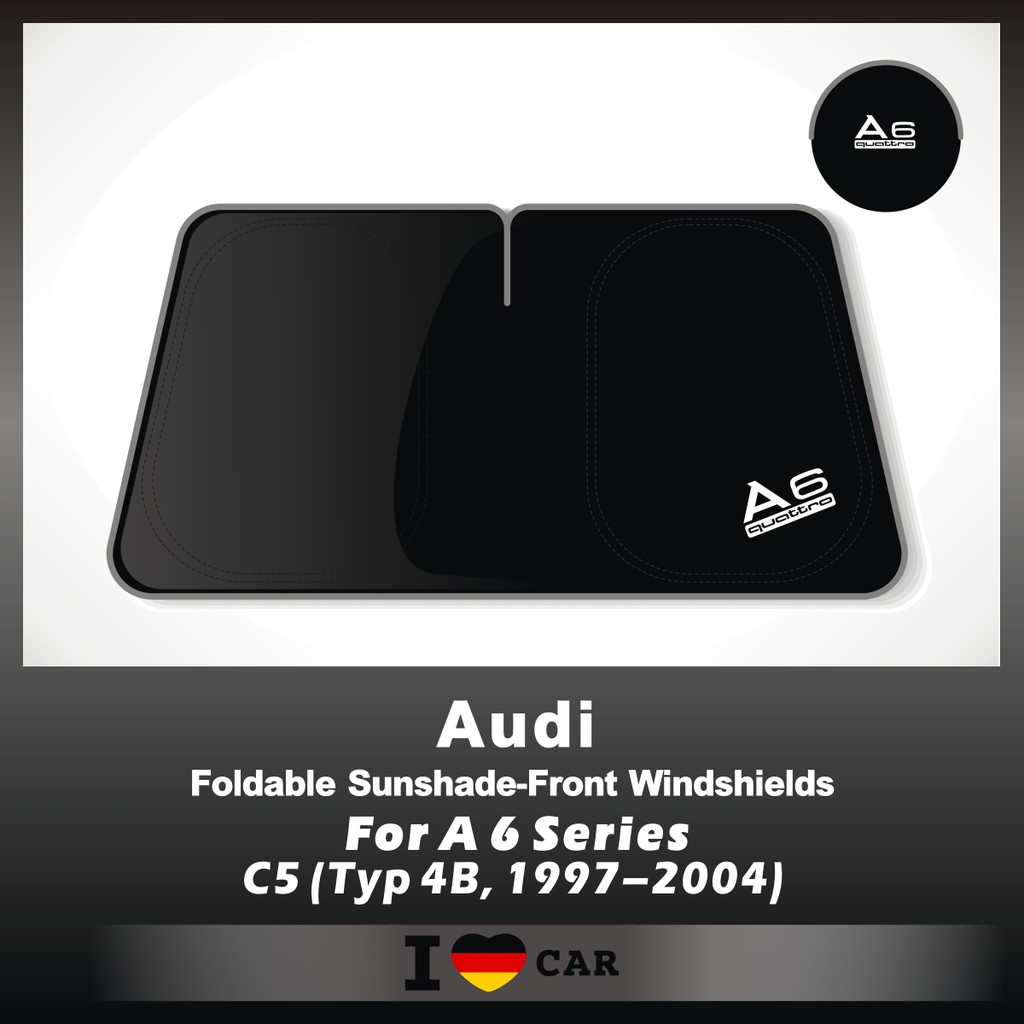 Audi / 奧迪_A6_C5 (Typ 4B, 1997–2004)_可收納前檔遮陽板_(升級版)