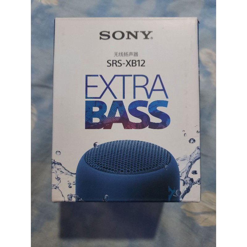 SONY 索尼 SRS-XB12 EXTRA BASS 藍牙喇叭 防潑水 NFC 重低音藍芽