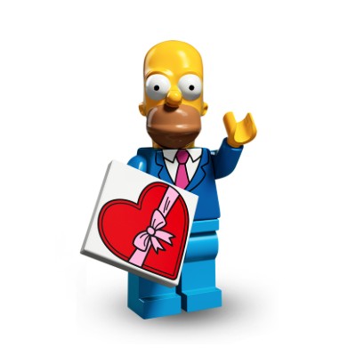 LEGO Minifigures 71009 辛普森2代人偶包 約會荷馬 homer