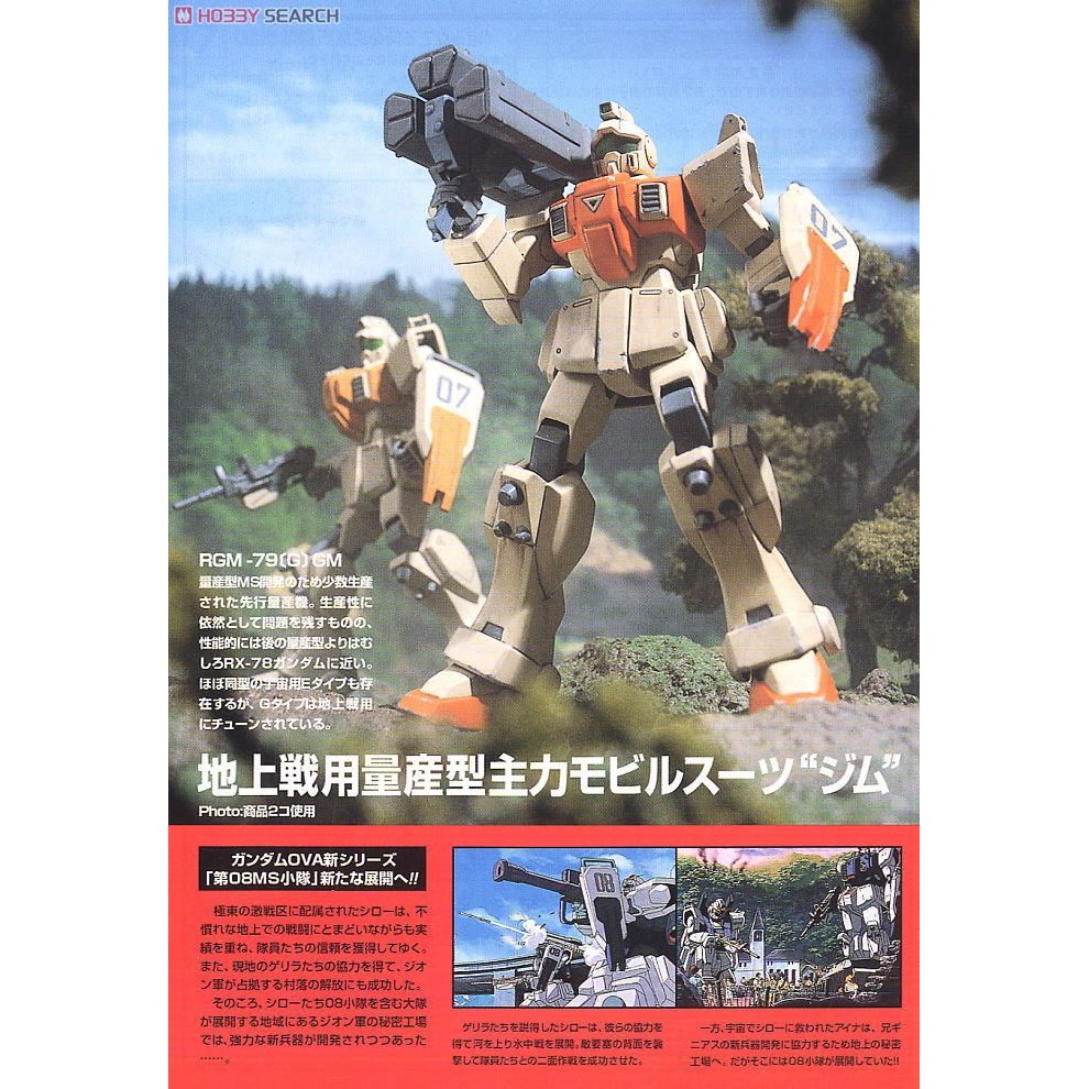 南功易趣 萬代hg Ms 08小隊 Rgm79g 吉姆陸戰型