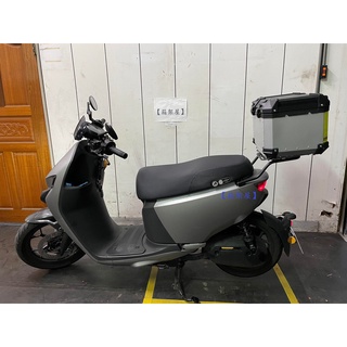 【新北新莊箱架屋】AEON Ai1 後架 Ai-1 漢堡架 箱架 + 途者 鋁箱 36L 銀 附不鏽鋼底板
