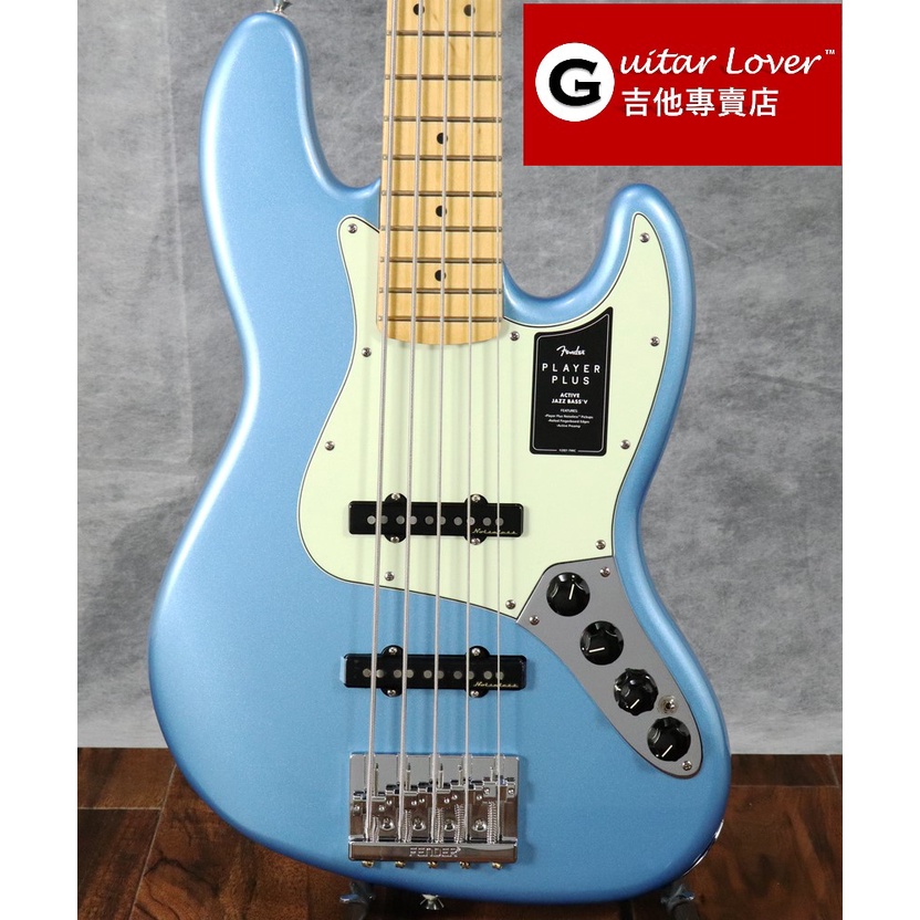 Fender Player Plus Jazz Bass V Maple Fingerboard Opal Spark | 蝦皮購物