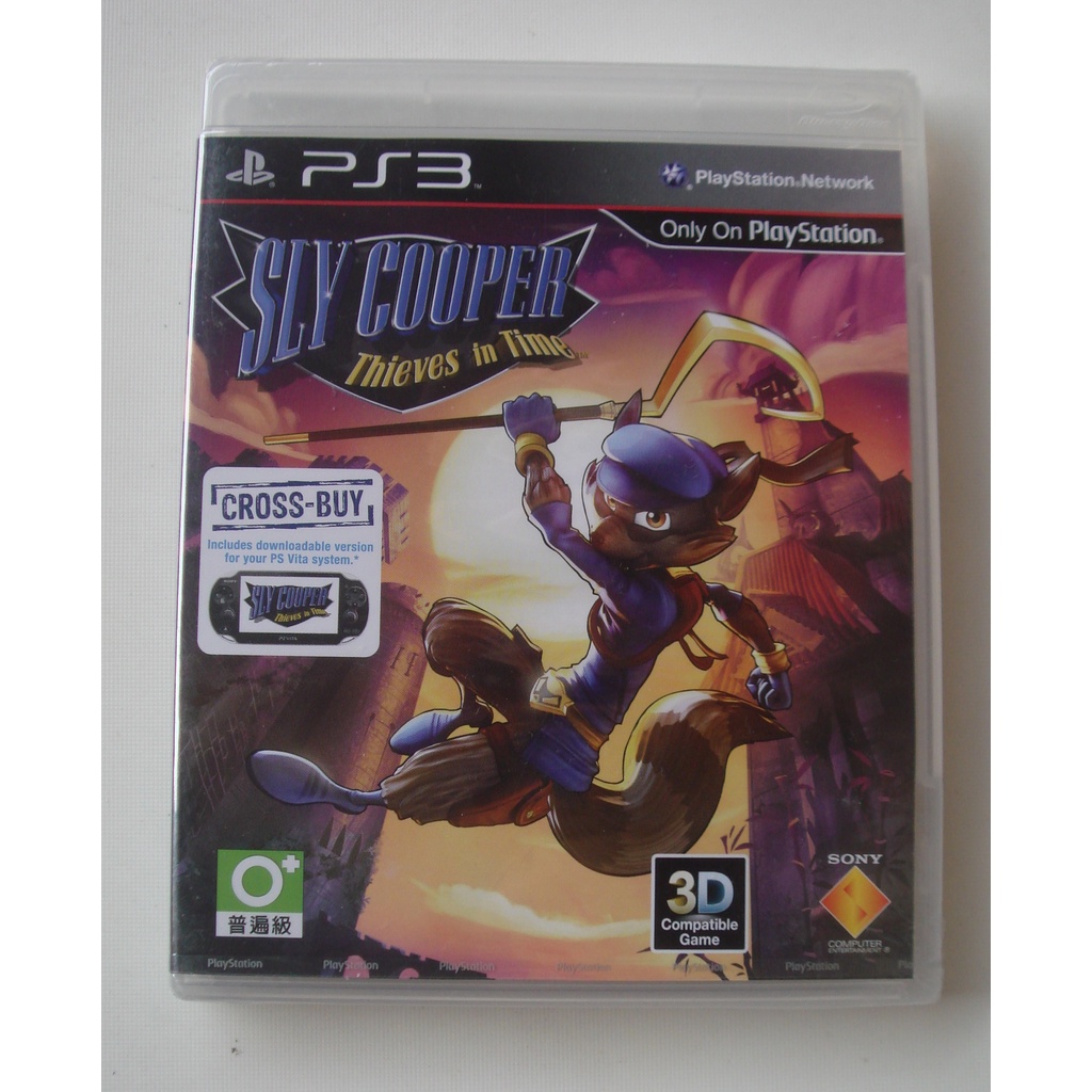 全新PS3 怪盜史庫柏：時光大盜 英文版 Sly Cooper: Thieves in Time