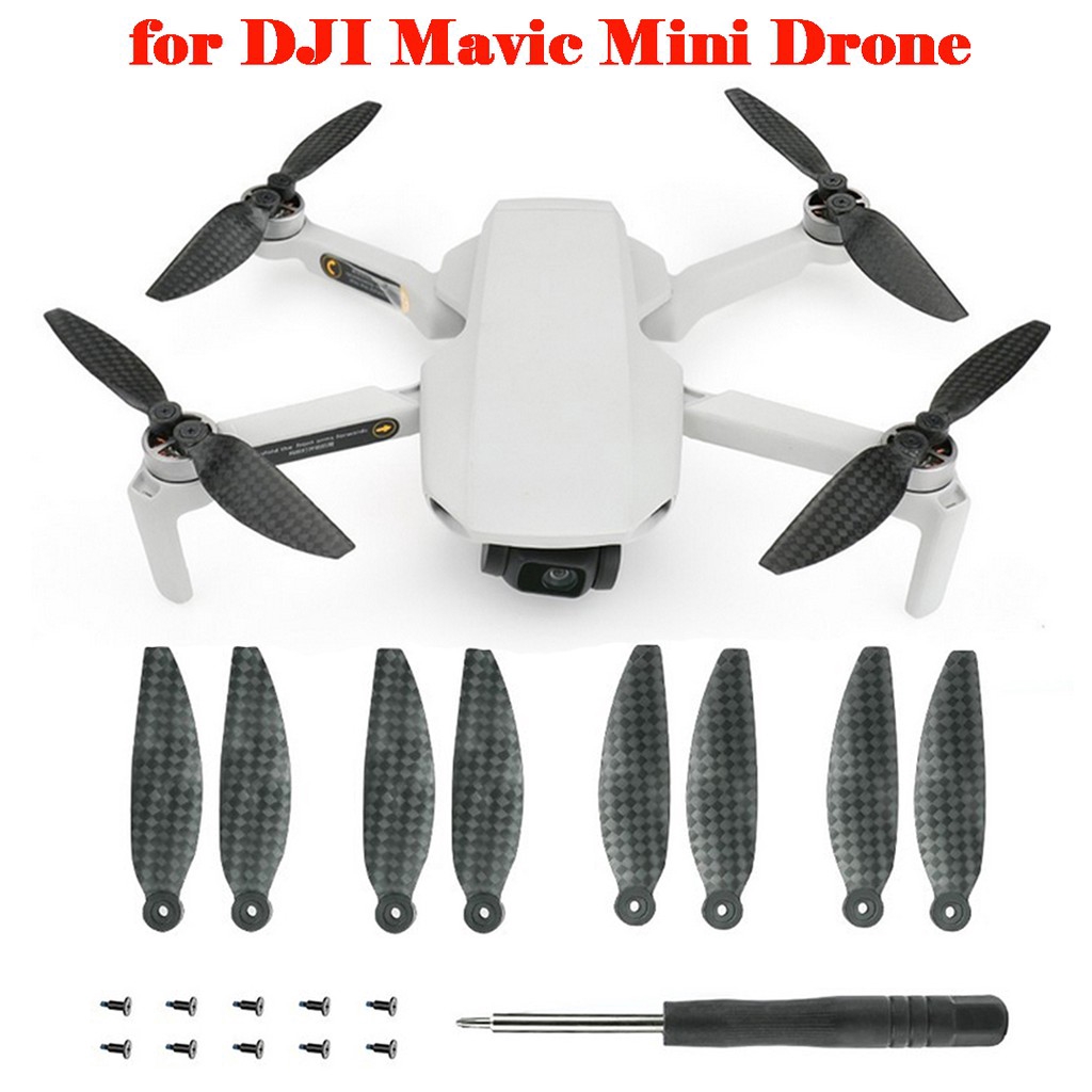 適用大疆禦迷你無人機碳纖維螺旋槳 DJI Mavic Mini無人機快拆槳葉 副廠四軸配
