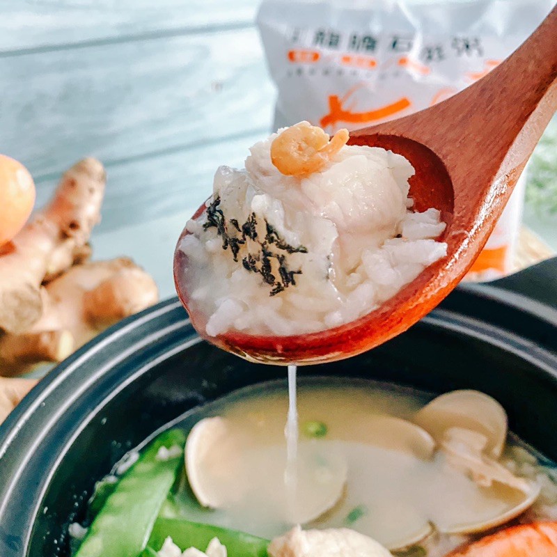 嚴選新鮮食材 米香 龍膽石斑粥新鮮 美味 清爽 蝦皮購物