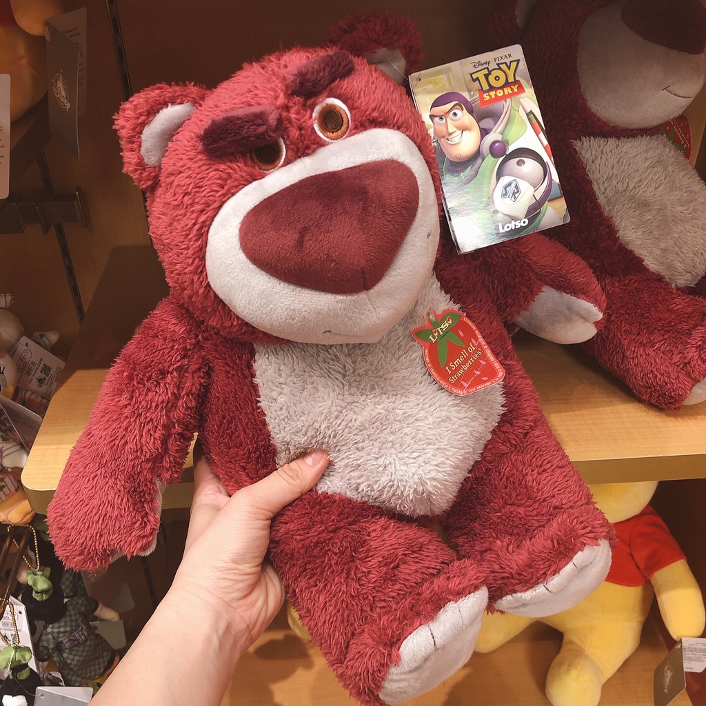 預購 玩具總動員草莓香熊抱哥玩偶 抱抱熊 東京迪士尼直購 蝦皮購物